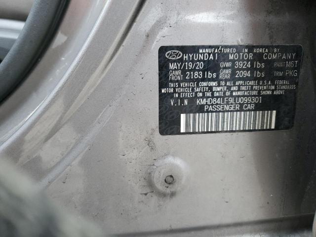 2020 HYUNDAI ELANTRA SE KMHD84LF9LU099301