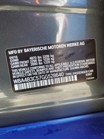 2016 BMW 435 XI GRA WBA4B3C57GG528640