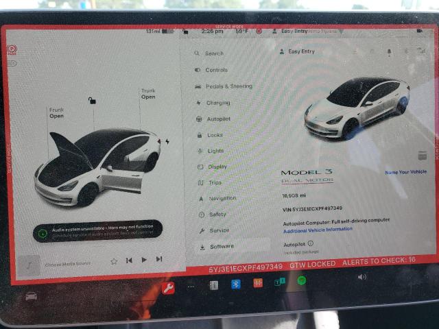 2023 TESLA MODEL 3 5YJ3E1ECXPF497349