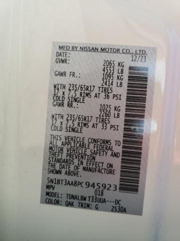 2023 NISSAN ROGUE S 5N1BT3AA8PC945923