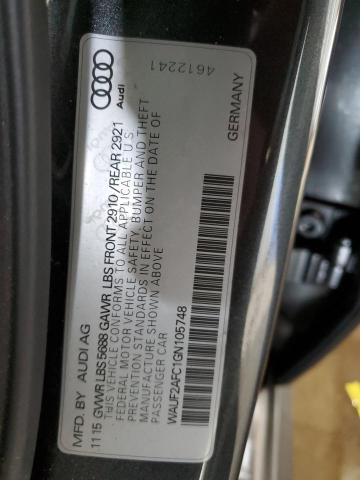 2016 AUDI S6 PREMIUM WAUF2AFC1GN105748