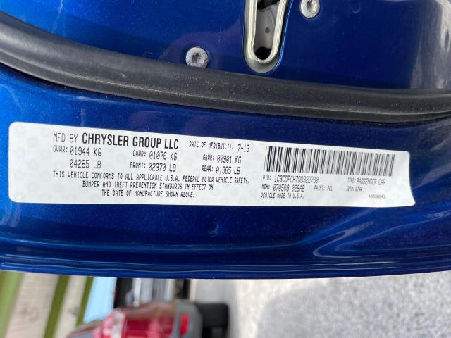 1C3CDFCH7DD322790 2013 Dodge Dart Limited