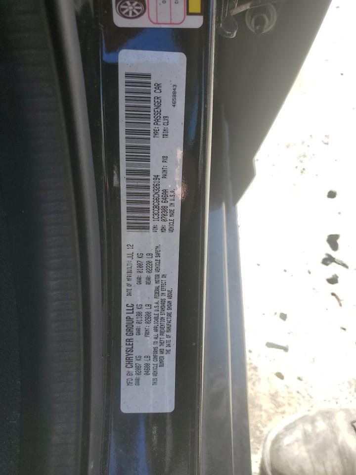 1C3CCBCG6CN326194 2012 Chrysler 200 Limited