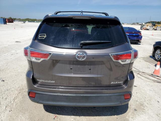 VIN 5TDJKRFH2FS137401 2015 Toyota Highlander, Xle no.6