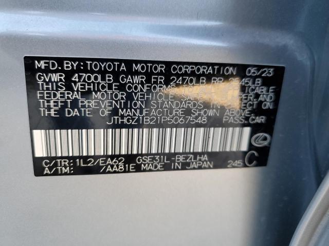 2023 LEXUS IS 350 F S JTHGZ1B21P5067548