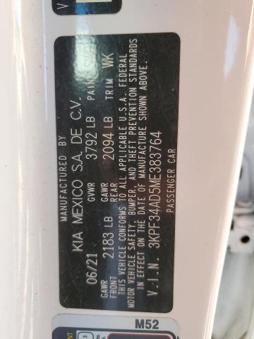 2021 KIA FORTE GT L - 3KPF34AD5ME383764