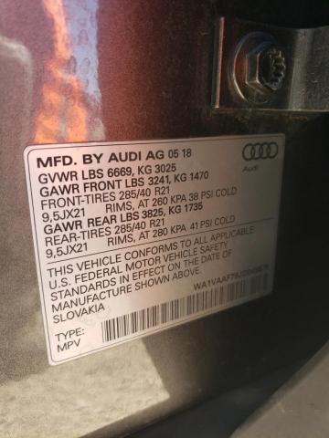 WA1VAAF79JD045679 2018 AUDI Q7 - Image 12