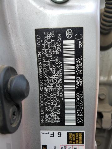 2017 TOYOTA PRIUS - JTDKBRFU3H3579769