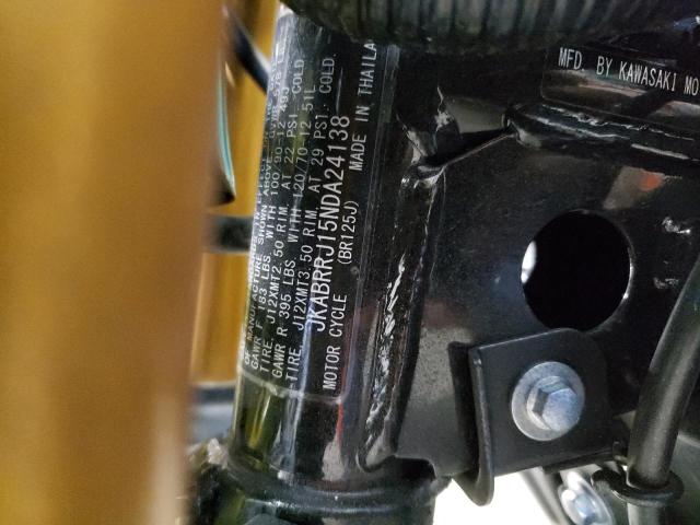 2022 KAWASAKI BR125 J - JKABRRJ15NDA24138