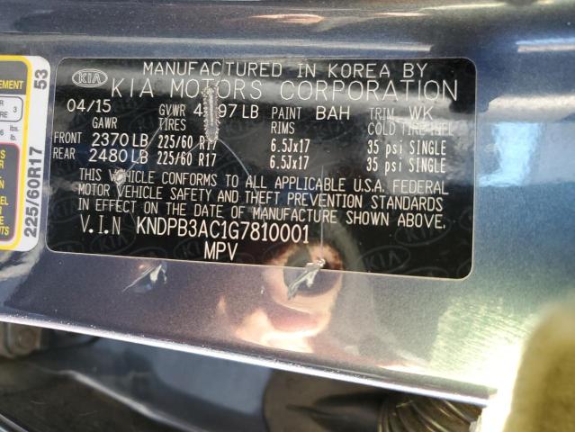 KNDPB3AC1G7810001 2016 KIA SPORTAGE - Image 12