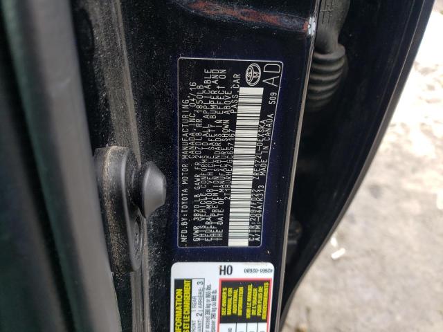 2016 TOYOTA COROLLA L 2T1BURHE7GC657167