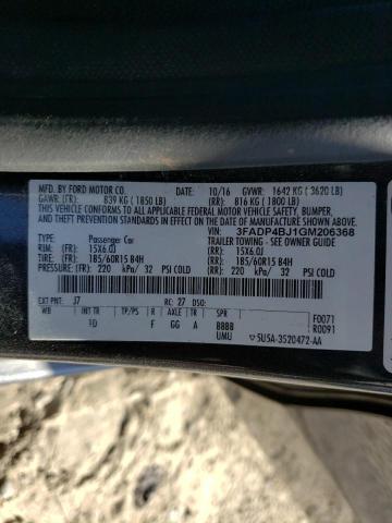 2016 FORD 110S - 3FADP4BJ1GM206368