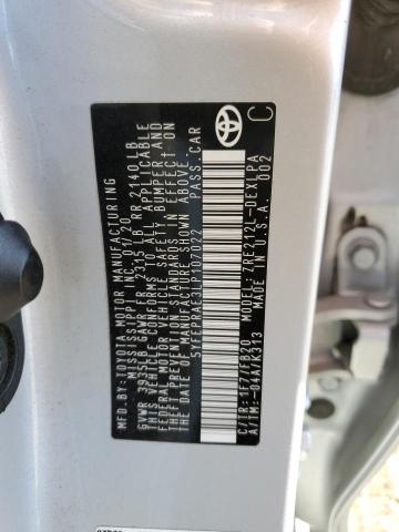 2020 TOYOTA COROLLA LE 5YFEPRAE3LP107022