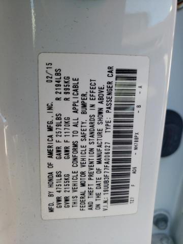 2015 ACURA TLX ADVANC 19UUB3F77FA006027