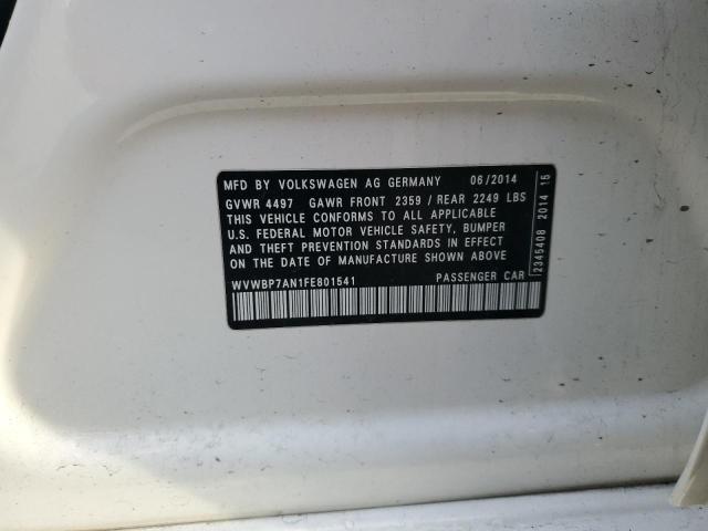 2015 VOLKSWAGEN CC SPORT - WVWBP7AN1FE801541