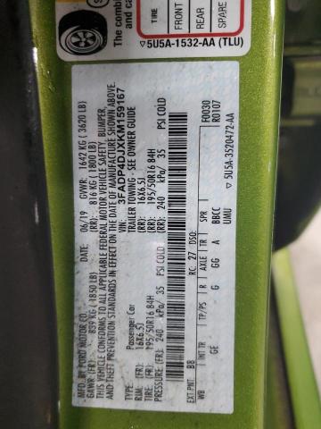 2019 FORD FIESTA ST - 3FADP4DJXKM159167