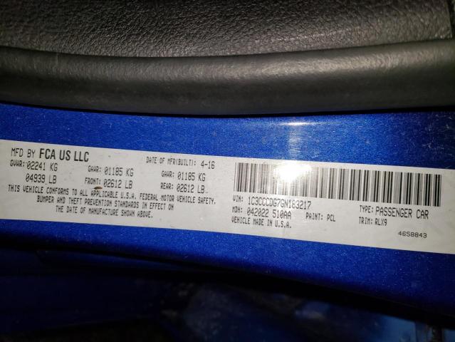 2016 CHRYSLER 200 S - 1C3CCCDG7GN183217
