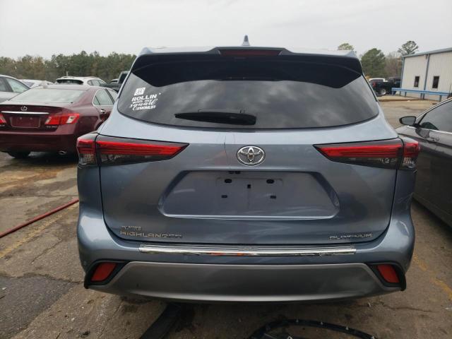 VIN 5TDFZRAH7MS089237 2021 Toyota Highlander, Platinum no.6