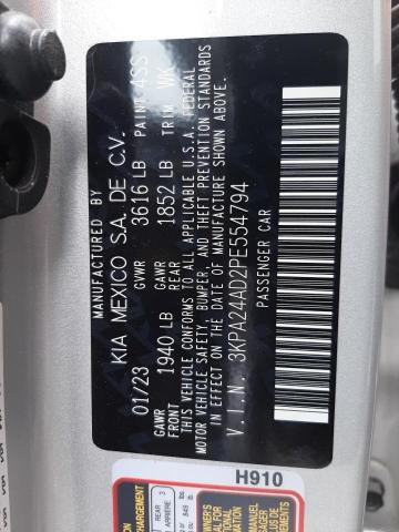 2023 KIA RIO LX 3KPA24AD2PE554794