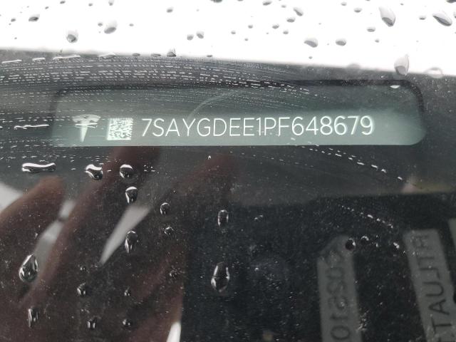 2023 TESLA MODEL Y 7SAYGDEE1PF648679