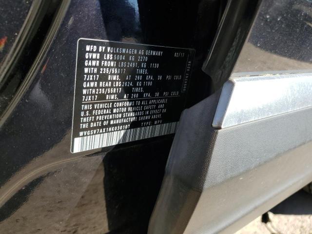 2017 VOLKSWAGEN TIGUAN WOL - WVGSV7AX1HK030103