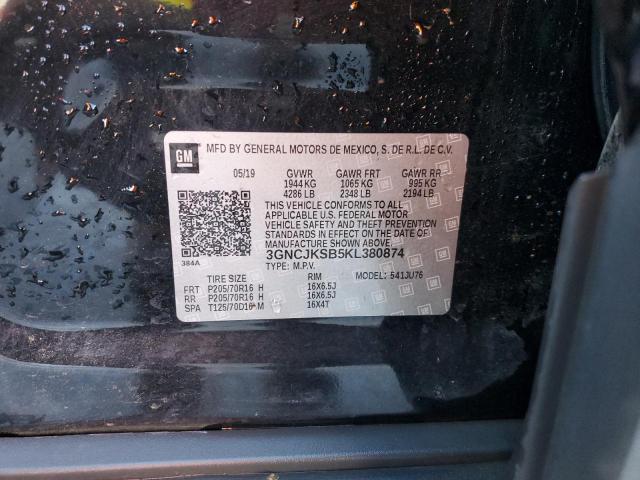 2019 CHEVROLET TRAX LS 3GNCJKSB5KL380874
