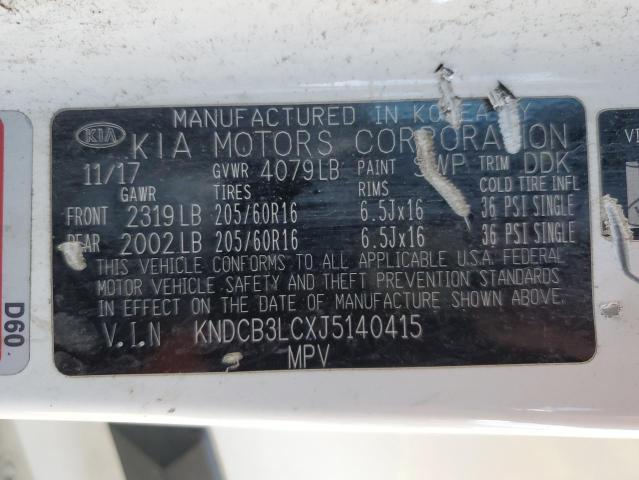 2018 KIA NIRO FE KNDCB3LCXJ5140415