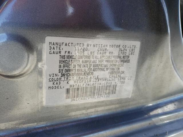 2021 NISSAN VERSA SV 3N1CN8EV9ML824530