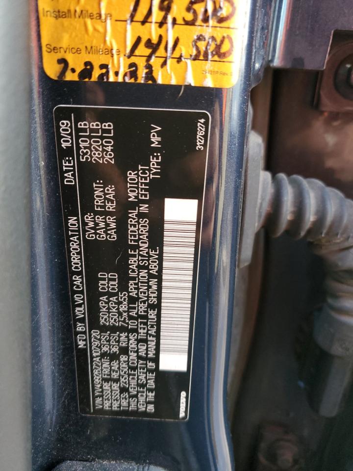 yv4992bz2a1079720 YV4992BZ2A1079720 2010 Volvo Xc70 T6