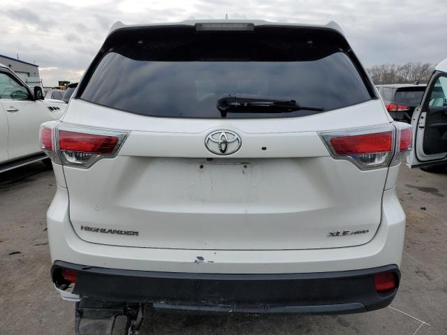 VIN 5TDJKRFH3FS120820 2015 Toyota Highlander, Xle no.6