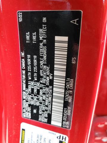 2022 LEXUS NX 350 2T2GGCEZ8NC015616