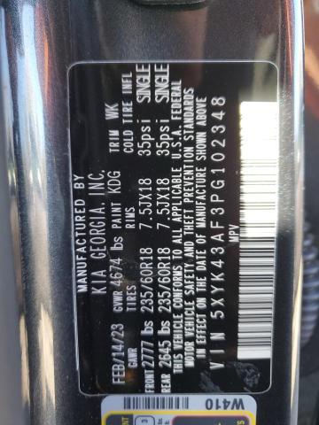 2023 KIA SPORTAGE S 5XYK43AF3PG102348