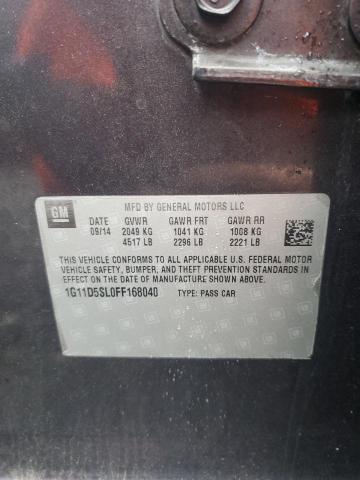 2015 CHEVROLET MALIBU 2LT 1G11D5SL0FF168040