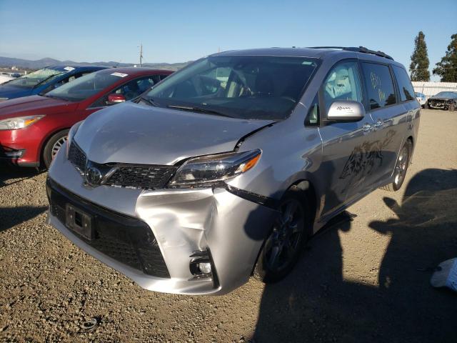 Lot #2475879853 2018 TOYOTA SIENNA SE salvage car