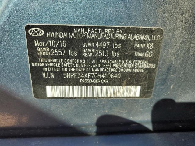 2016 HYUNDAI SONATA SPO 5NPE34AF7GH410640