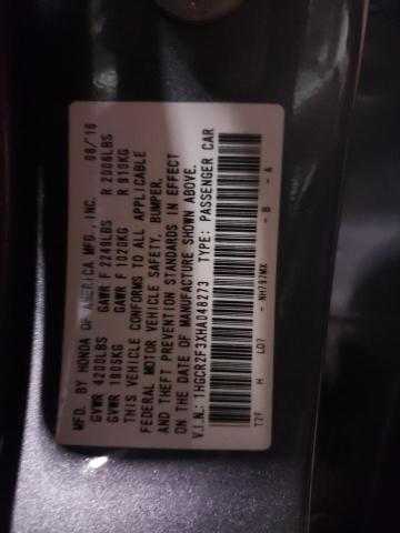 2017 HONDA ACCORD LX 1HGCR2F3XHA048273