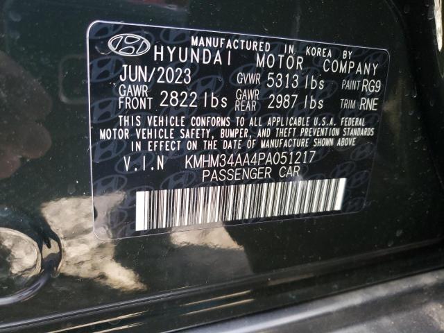 2023 HYUNDAI IONIQ 6 SE - KMHM34AA4PA051217