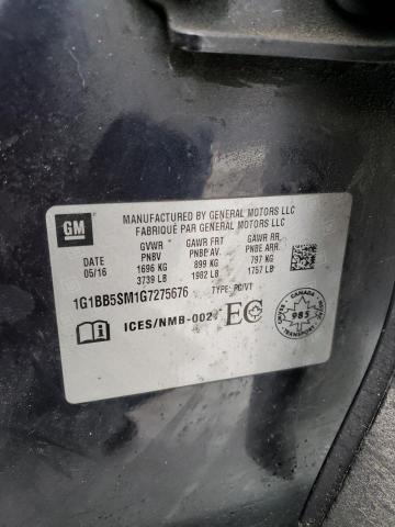 2016 CHEVROLET CRUZE LS - 1G1BB5SM1G7275676