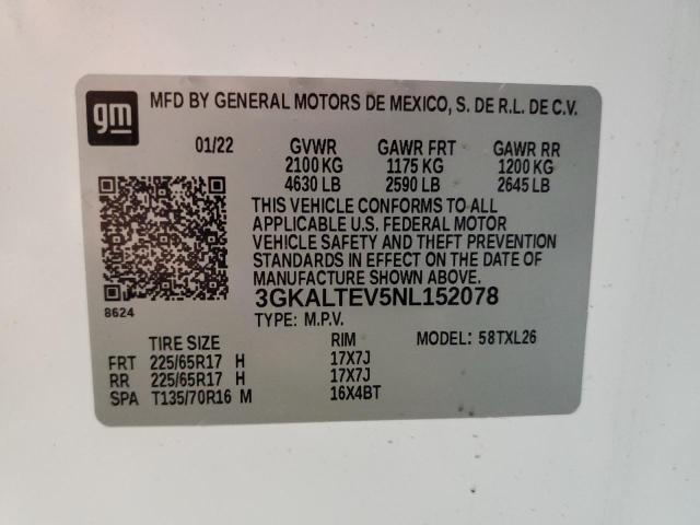 2022 GMC TERRAIN SL - 3GKALTEV5NL152078