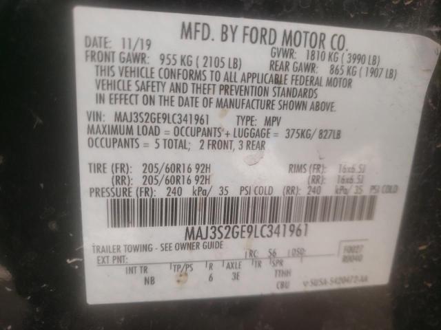 2020 FORD ECOSPORT S - MAJ3S2GE9LC341961