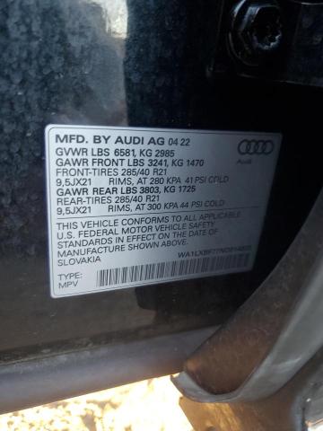 VIN WA1LXBF77ND014920 2022 Audi Q7, Premium Plus no.13