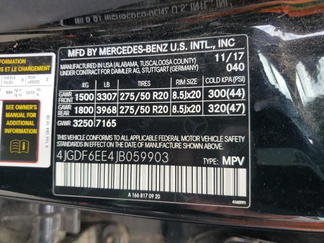 2018 MERCEDES-BENZ GLS 450 4M - 4JGDF6EE4JB059903