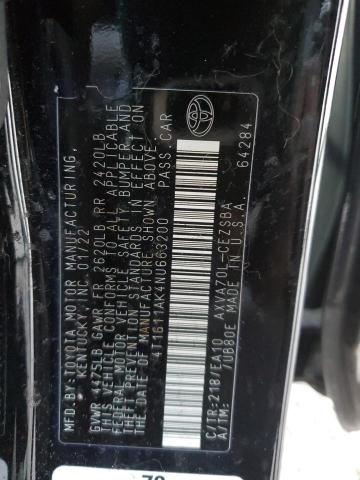 VIN 4T1G11AK4NU663200 2022 Toyota Camry, SE no.12