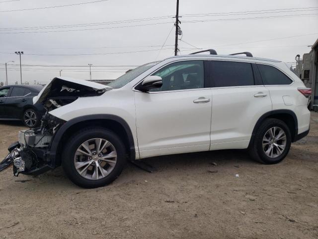 VIN 5TDKKRFH2ES023417 2014 Toyota Highlander, Xle no.1