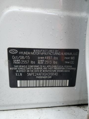 2016 Hyundai Sonata Se VIN: 5NPE24AFXGH319140 Lot: 44546144