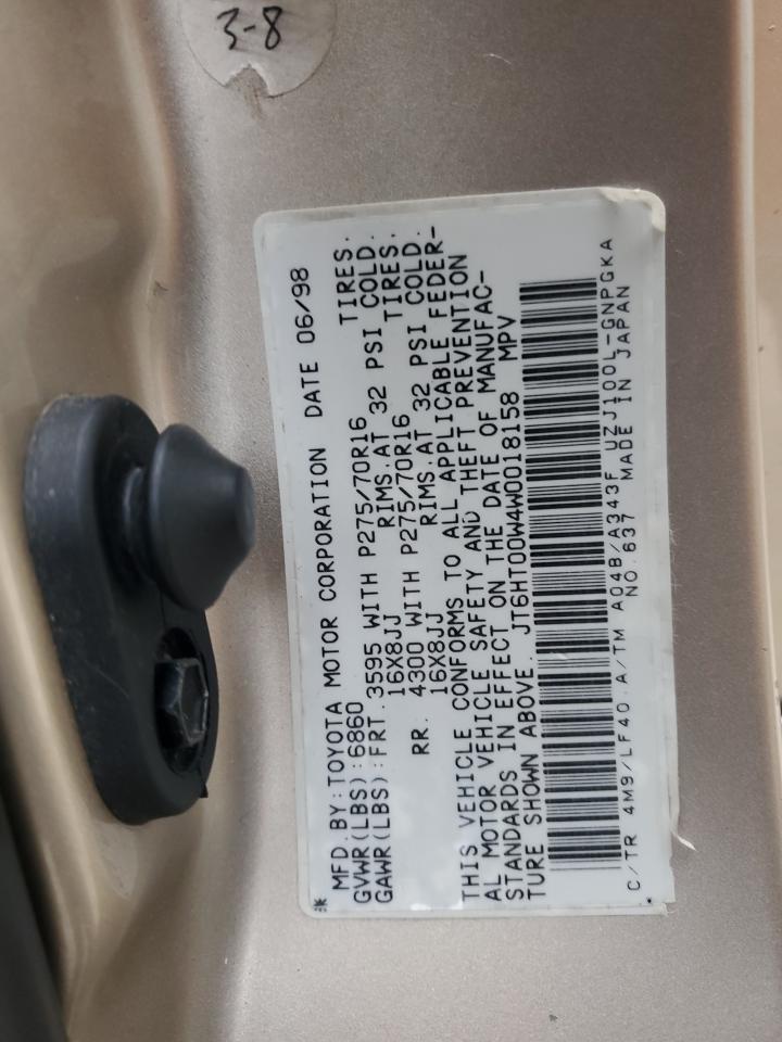 JT6HT00W4W0018158 1998 Lexus Lx 470