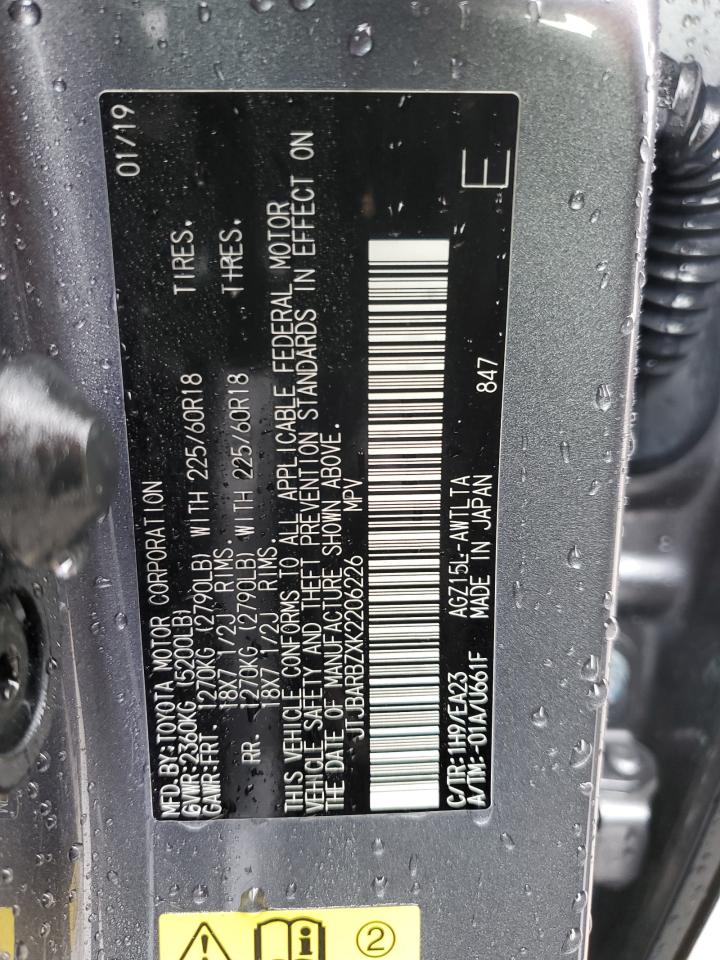 jtjbarbzxk2206226 JTJBARBZXK2206226 2019 Lexus Nx 300 Base