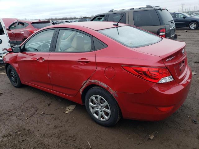 Lot #2437877044 2013 HYUNDAI ACCENT GLS salvage car