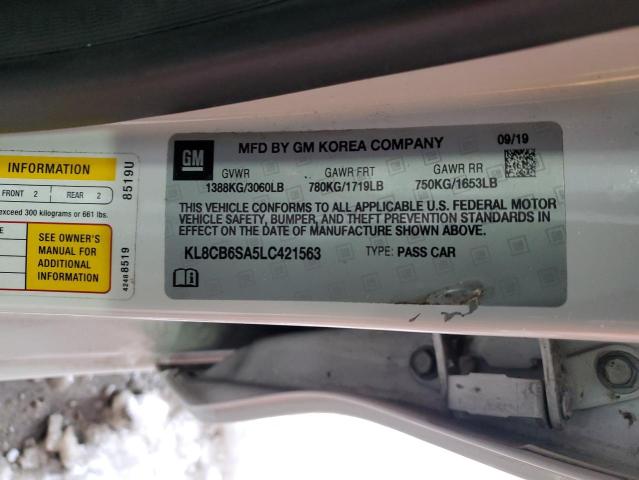 2020 CHEVROLET SPARK KL8CB6SA5LC421563