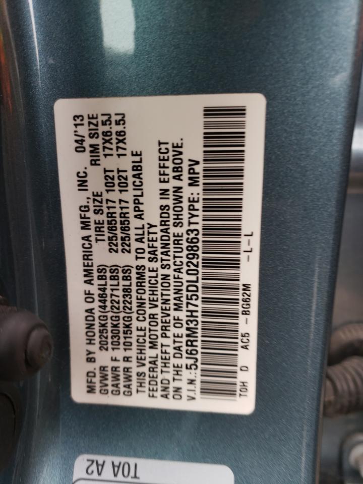 5J6RM3H75DL029863 2013 Honda Cr-V Exl